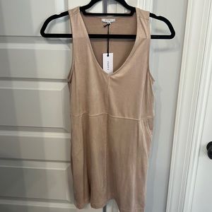 Z Supply Faux Suede Tank Dress. NWT. Size S.